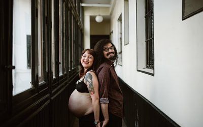 El reportaje de embarazo en Madrid de Nuria y Luis
