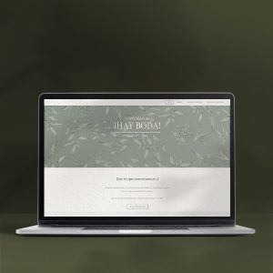 Página web para bodas